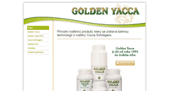 Desktop Screenshot of goldenyacca.cz